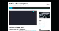 Desktop Screenshot of parkourshow.com